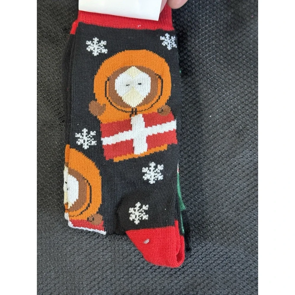 South Park Santa‎ Cartman 2 pack Crew Socks NEW /w Tags HYP 6-12